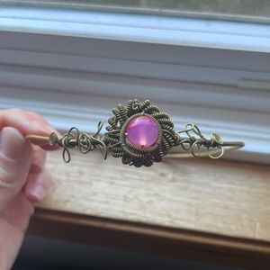 OOAK Wire Wrapped Bead Choker Necklace